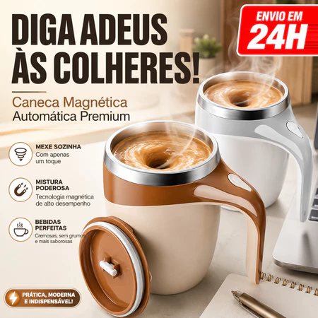 Imagem 1 da caneca misturadora magnética