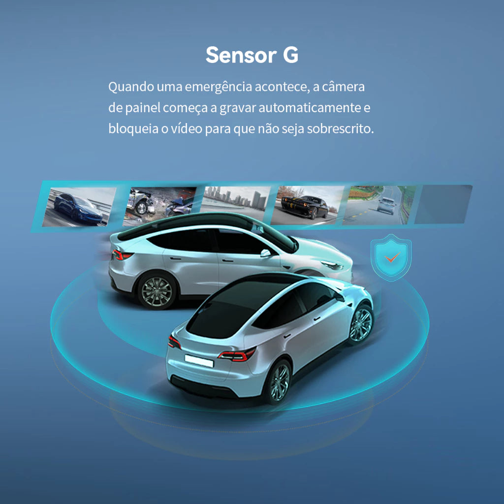 Câmera Veicular DDPAI N1 Dual 1296P+1080P WiFi App Supercapacitor Visão Noturna Gravação em Loops